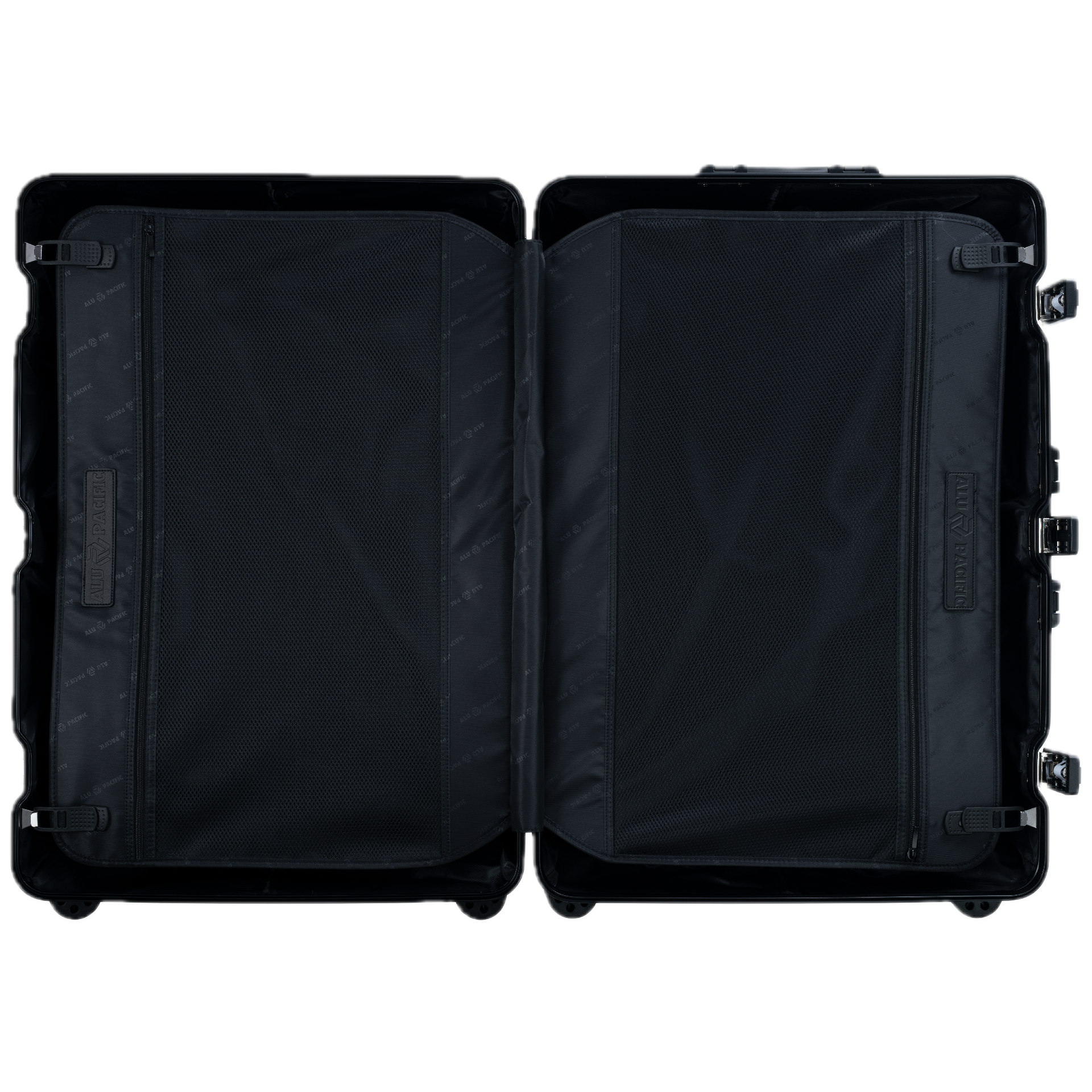 Schwarzer Aluminium-Koffer