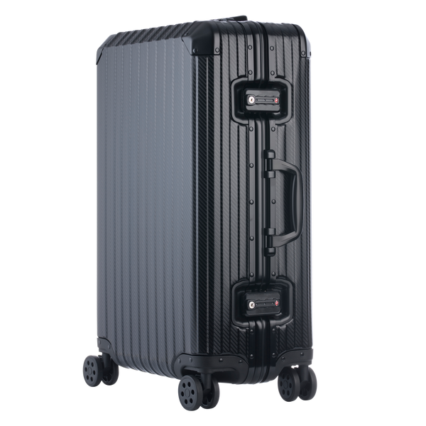 Schwarzer Aluminium-Koffer