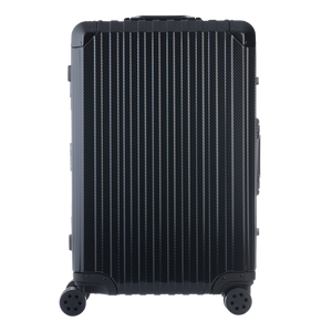 Schwarzer Aluminium-Koffer